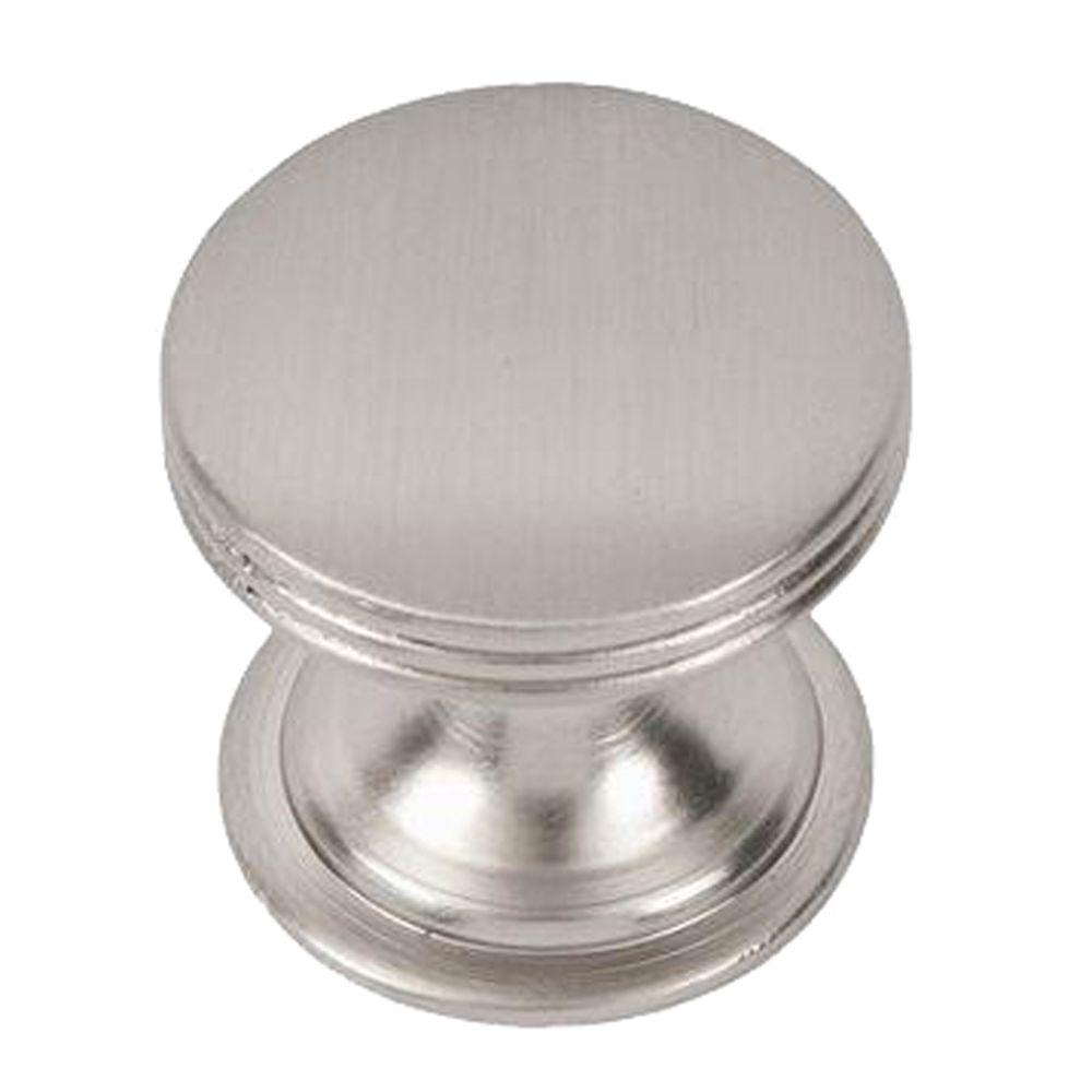 Sumner Street Home Hardware Elon 11/8 in. Satin Nickel Round