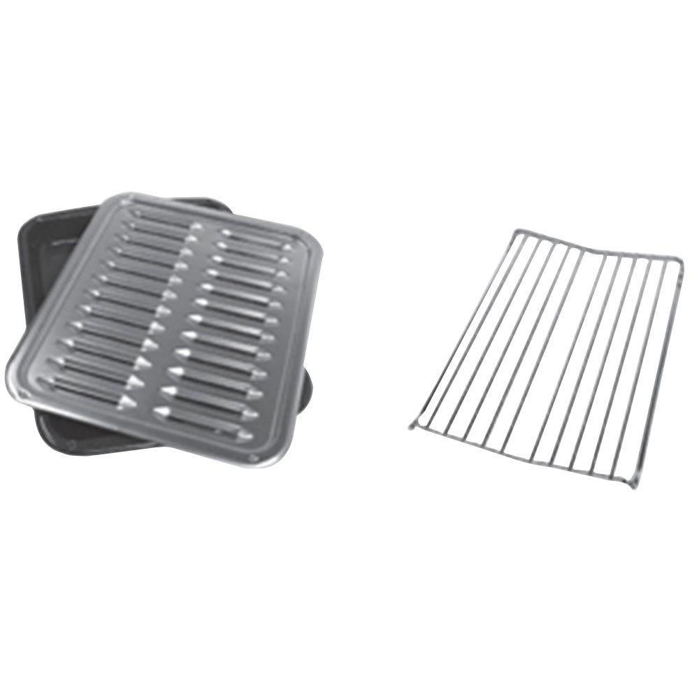 Whirlpool Premium Broil Pan and Roasting RackW10123240 The Home Depot