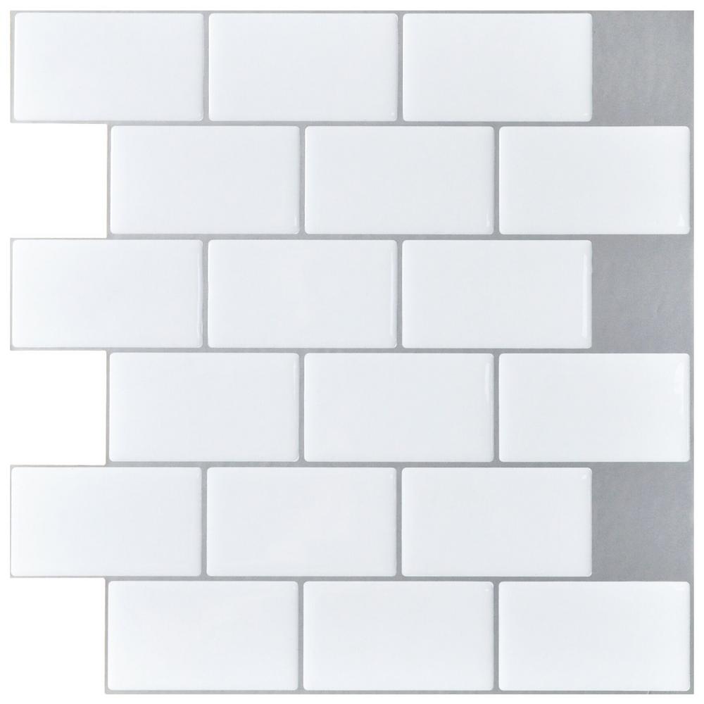 Art3d 12 In X L And Stick Vinyl Subway Backsplash