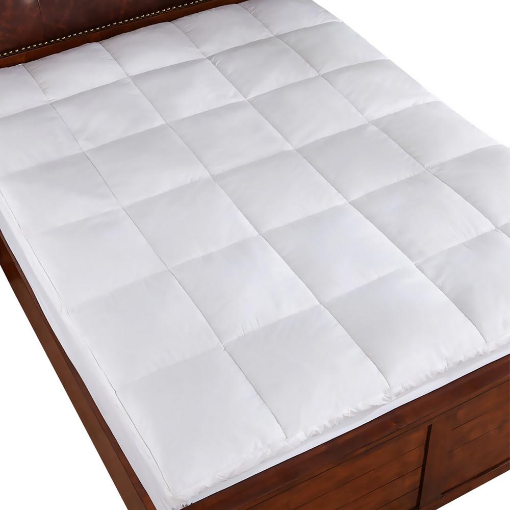 Peace Nest White Twin Goose Feather Bed He Fb 18027 T The Home Depot Peace Nest White Twin Goose Feather Bed