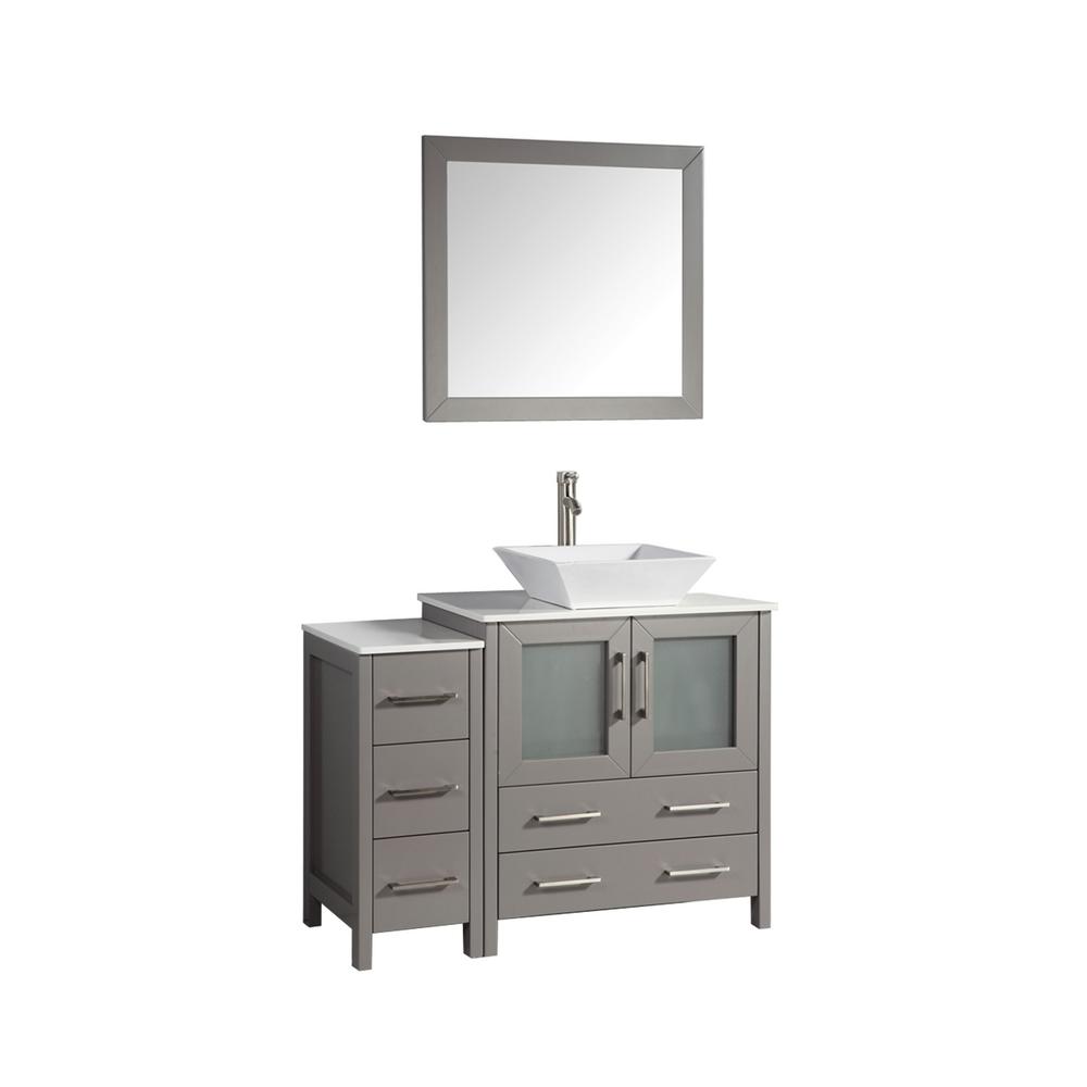 42 Inch Vanities Bathroom Vanities Bath The Home Depot