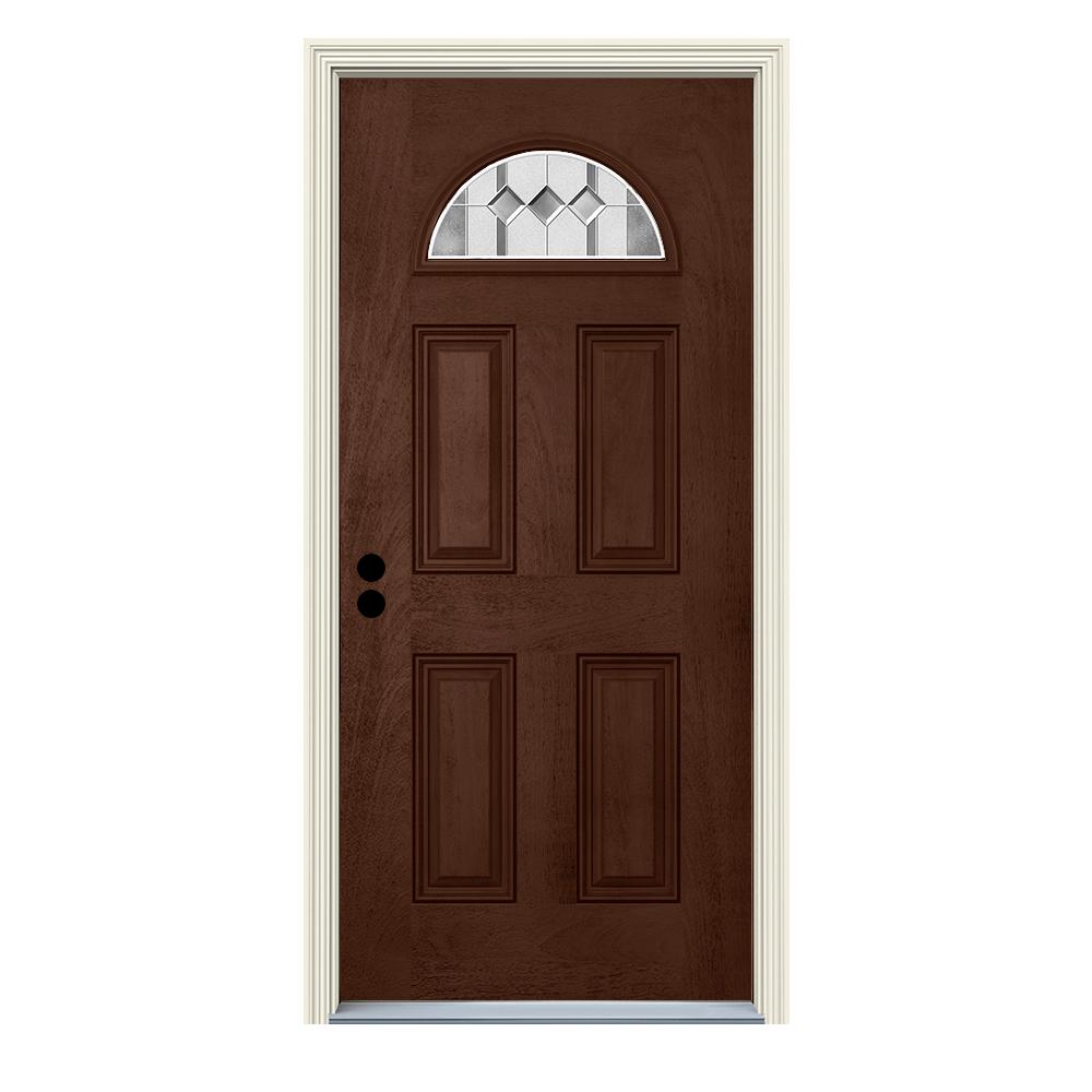 Modern Dark Brown Front Doors Exterior Doors The Home Depot
