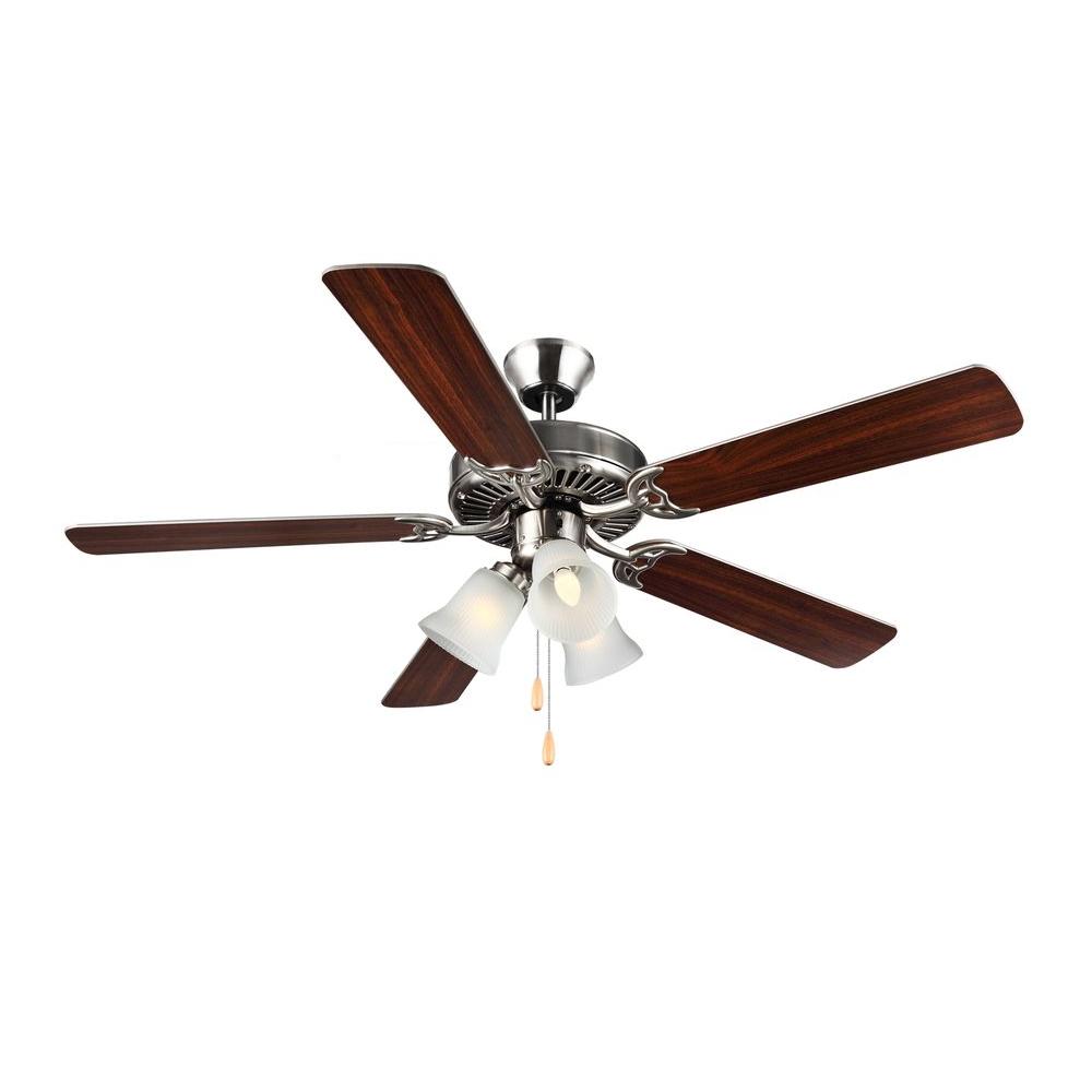 ceiling fan monte carlo homebuilder iii fans brushed steel bs bf3 blades walnut silver american manual