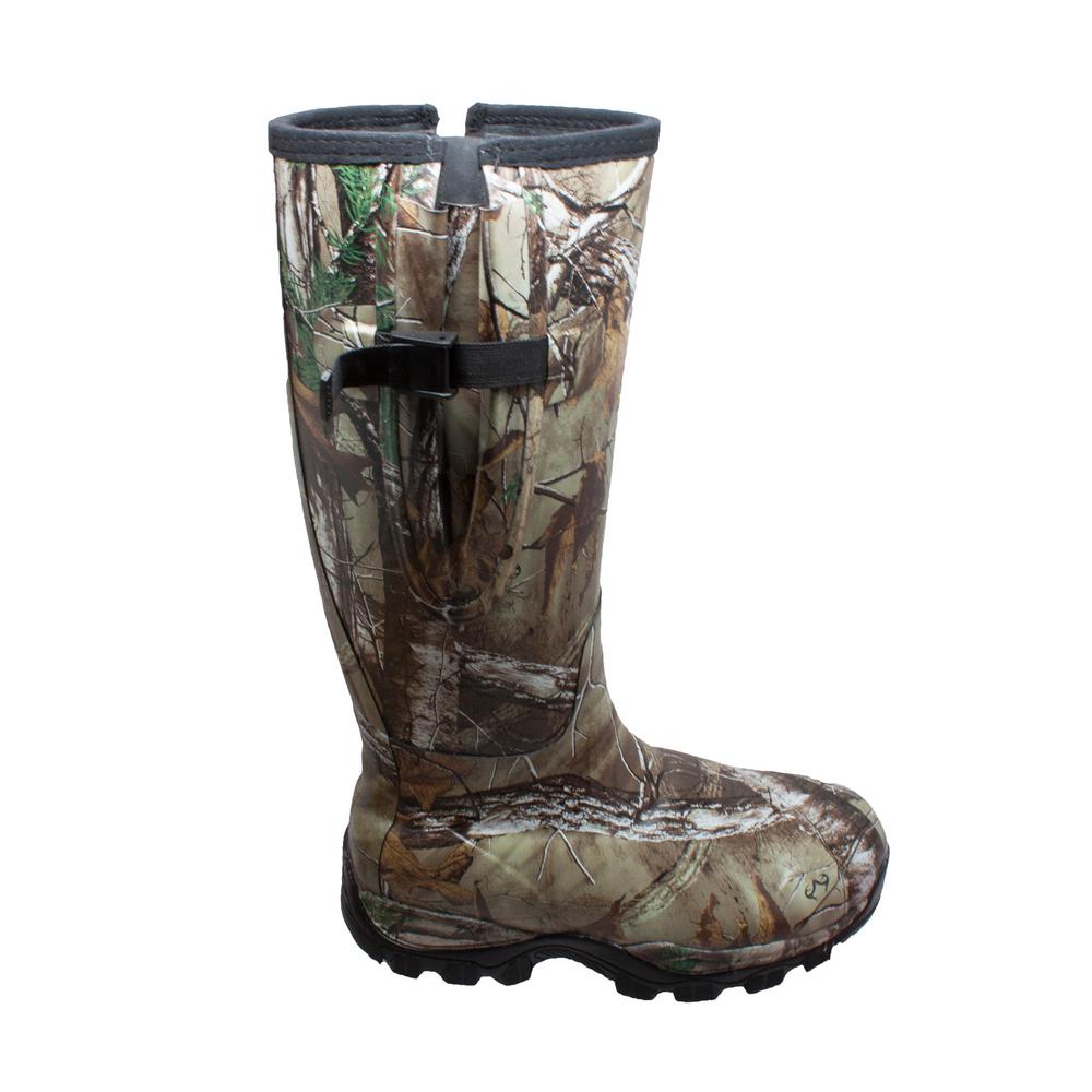 Tecs Men's Size 8 Camo Brown Rubber 17 in. Hunting Boots-9734-M080 ...