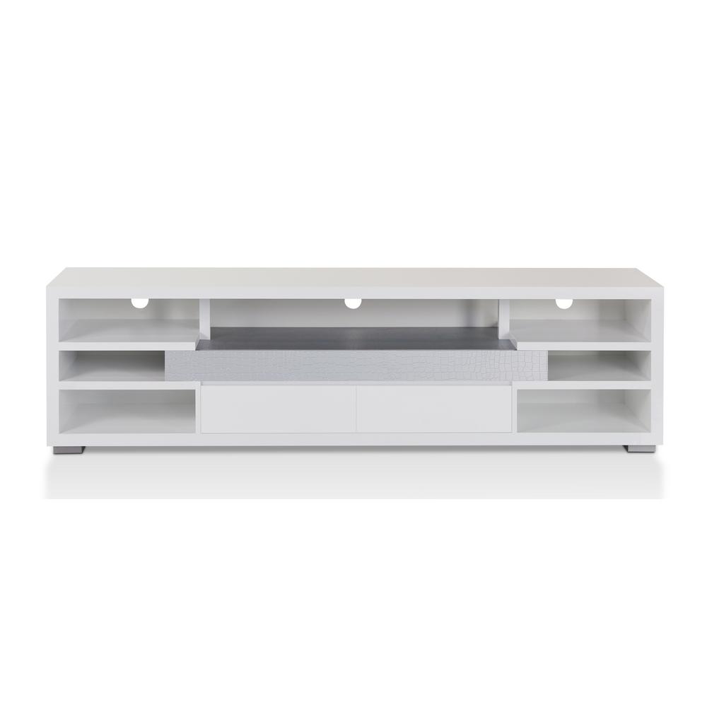 Furniture Of America Vinician White Tv Stand Idi 161521 The Home Depot Furniture Of America Vinician White Tv Stand