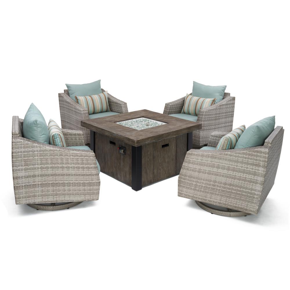 Hanover Outdoor Furniture Ventura 4 Piece Wicker Patio Conversation Hanover Ventura 4 Piece All Weather Wicker Patio Conversation Set Home Design Interesting Outdoor Furniture
