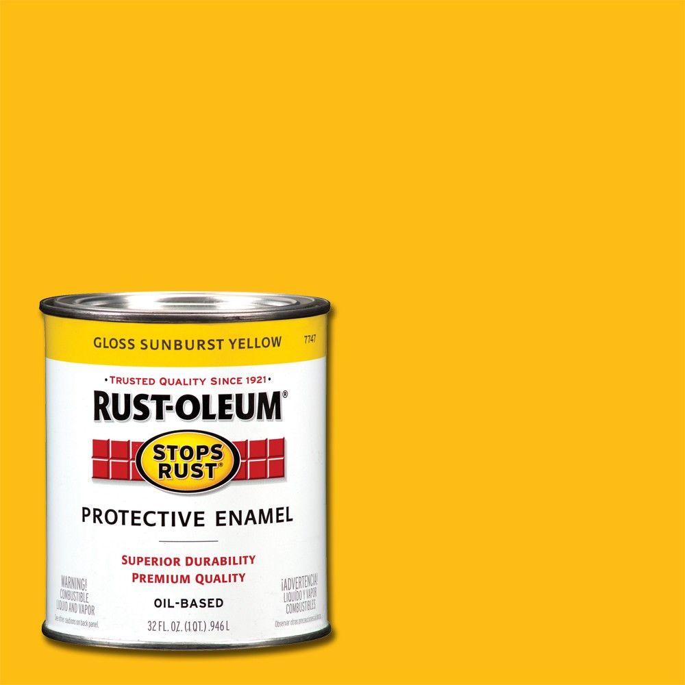 Rust Oleum Stops Rust 1 qt Protective Enamel Gloss 