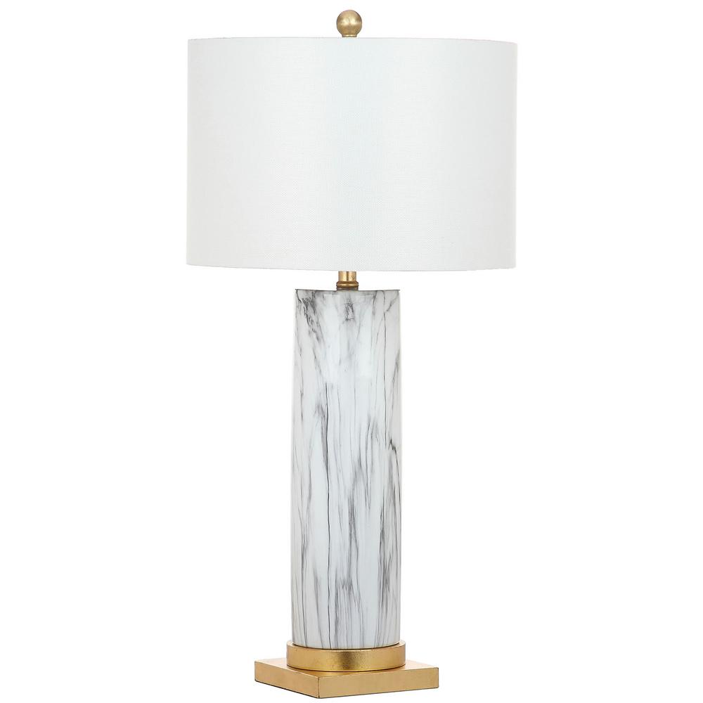 Safavieh Sonia 31 25 Black White Faux Marble Table Lamp Set Of 2 Safavieh Sonia 31 25 Black White Faux Marble Table Lamp Set Of 2