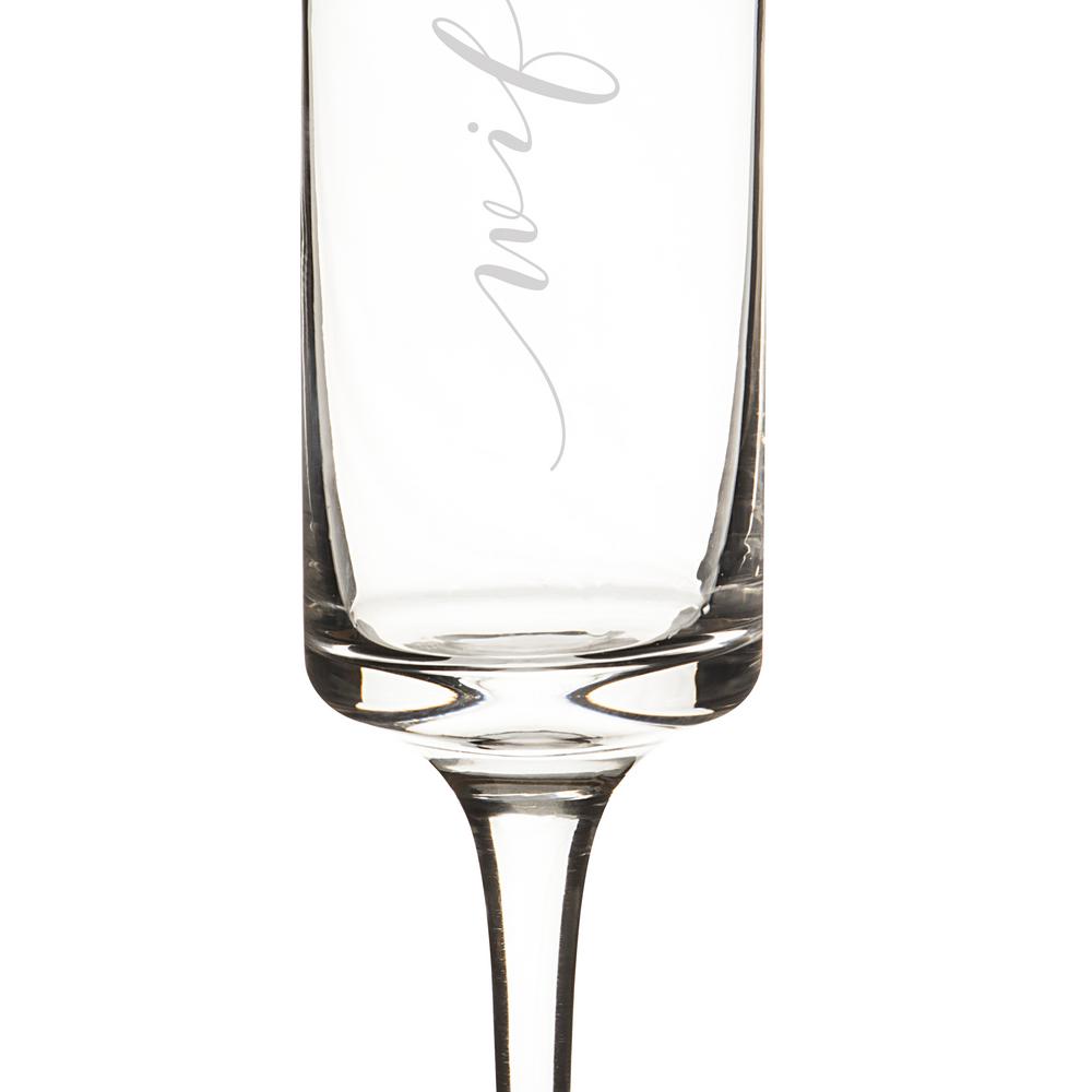 contemporary champagne flute glasses