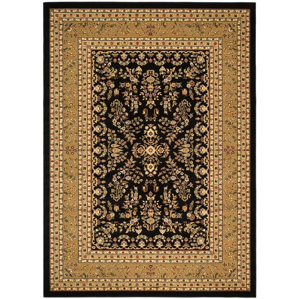 Safavieh Lyndhurst Black/Tan 5 ft. x 8 ft. Area RugLNH331D5 The