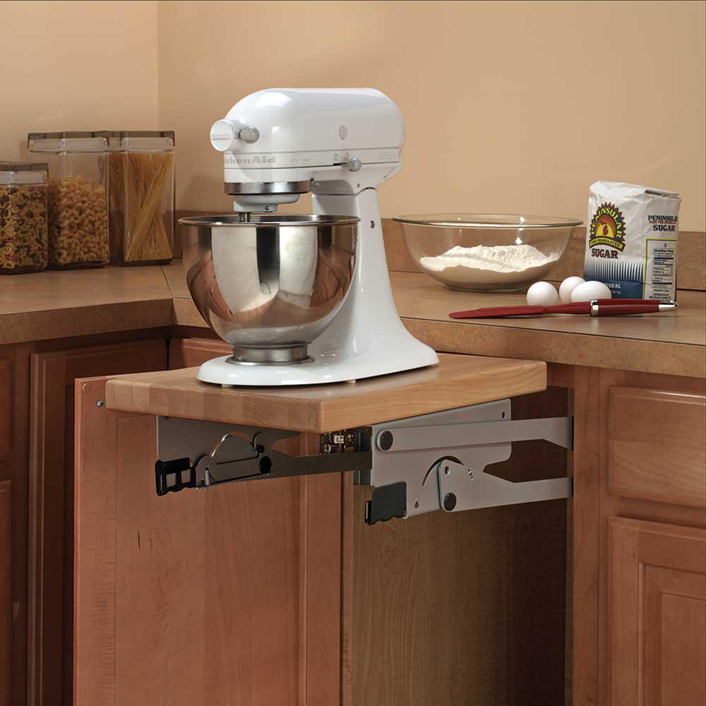 Knape & Vogt 24 in. H x 3 in. W x 13 in. D Steel Appliance Lift