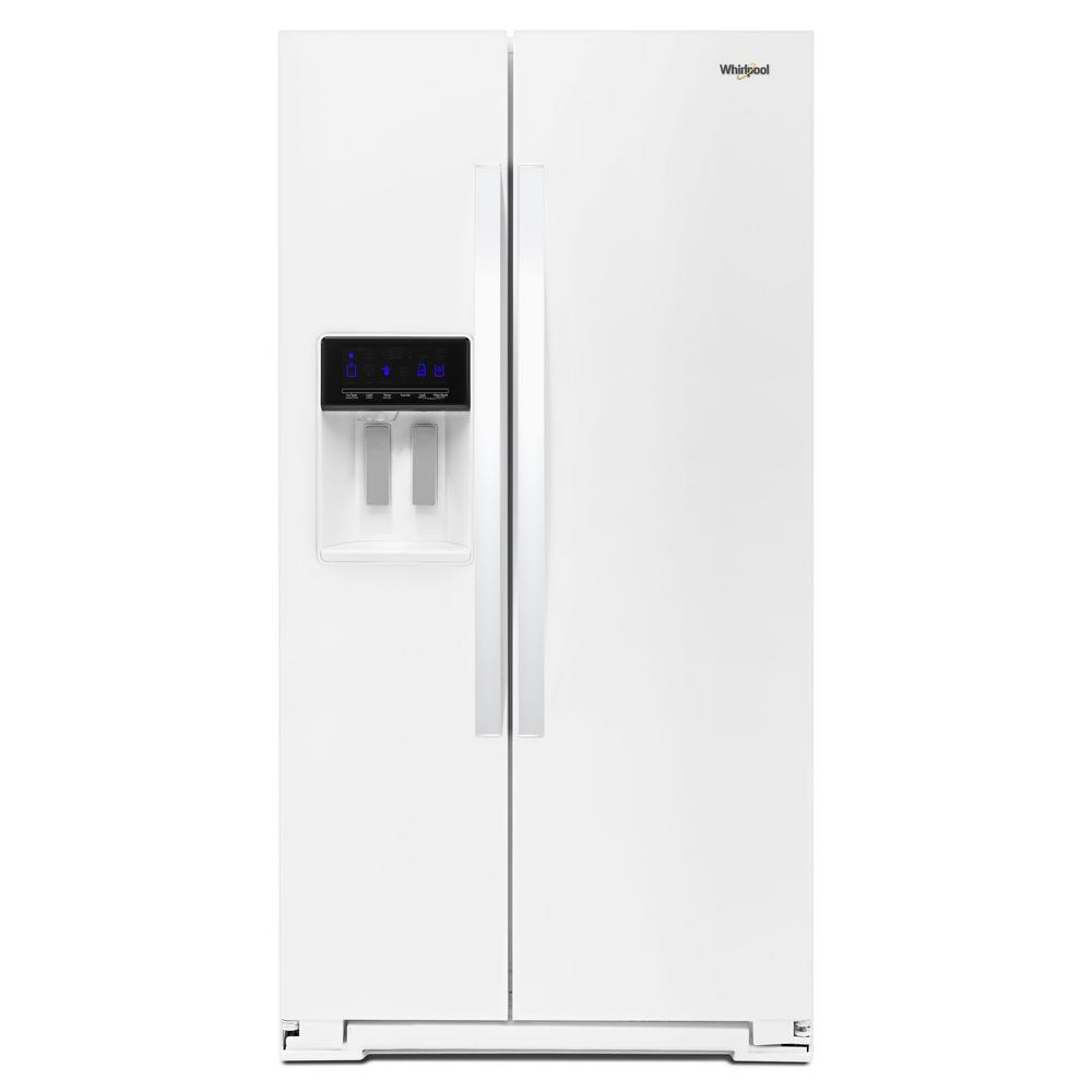 Whirlpool 28 cu. ft. Side by Side Refrigerator in WhiteWRS588FIHW