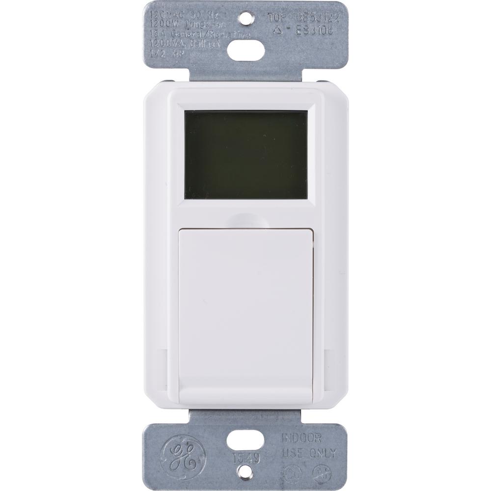 GE 7Day Programmable Indoor/Outdoor InWall Digital Timer32787 The