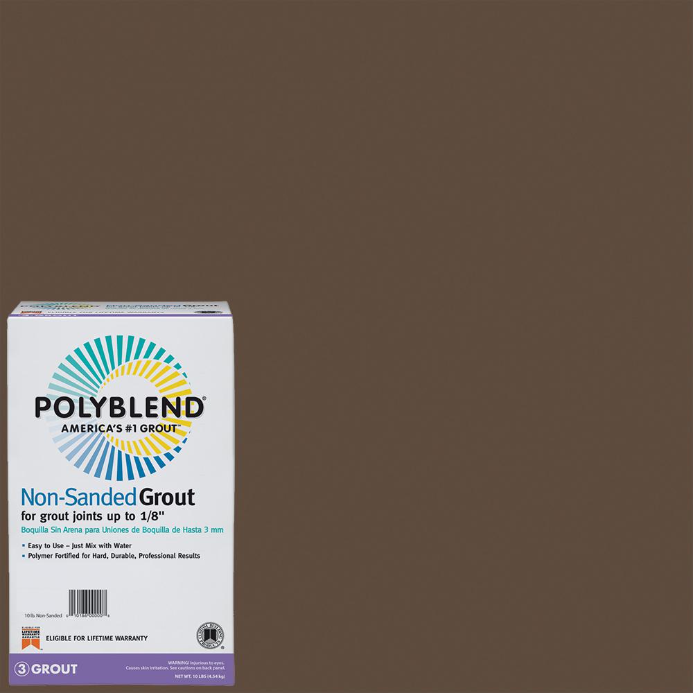 Custom Building Products Polyblend #646 Coffee Bean 10 lb. Non-Sanded Grout, 4 items total, bid per item 