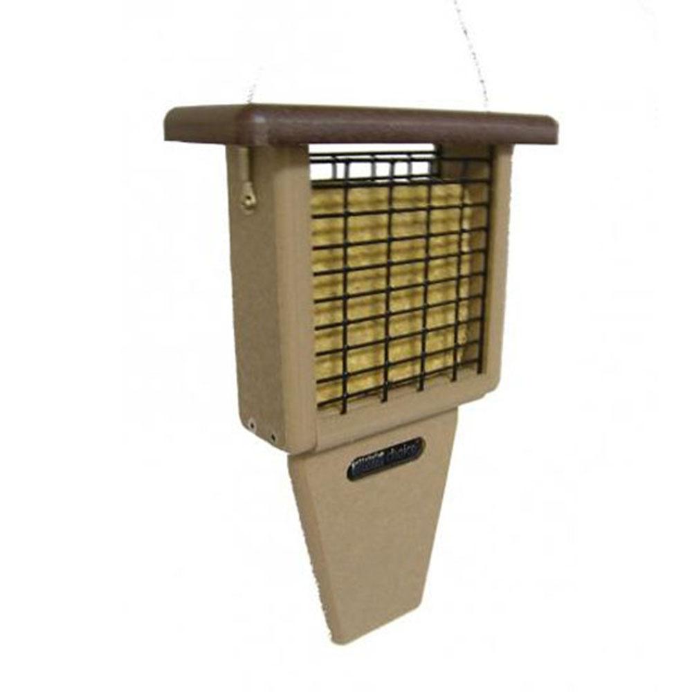 Birds Choice Taupe And Brown Tail Prop Single Suet Wild Bird