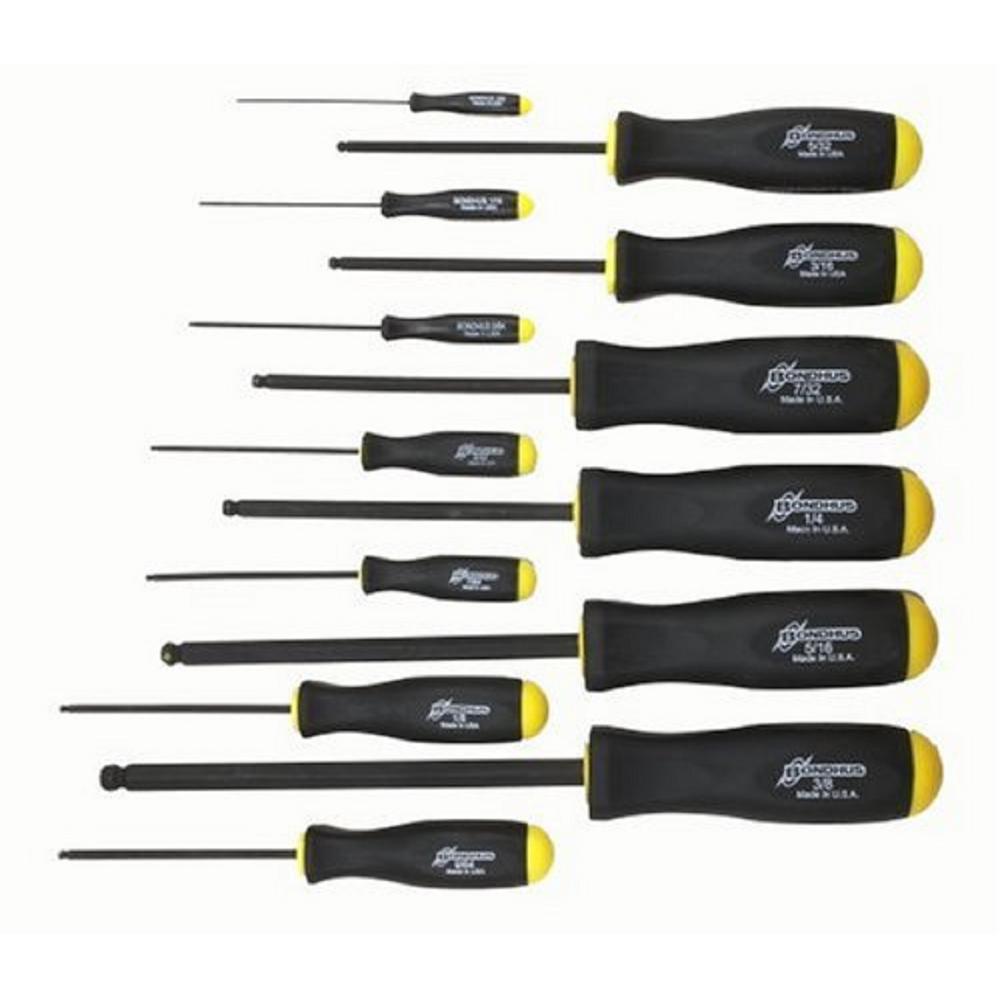 Capri Tools 1/2 in. Drive Impact Screwdriver Set (10Piece)21095 The