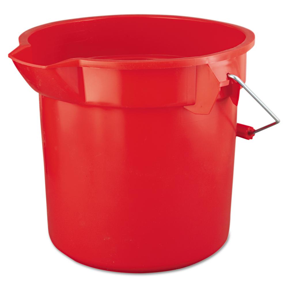 Rubbermaid Commercial Products Brute 14 Qt. Red Round BucketRCP2614RED