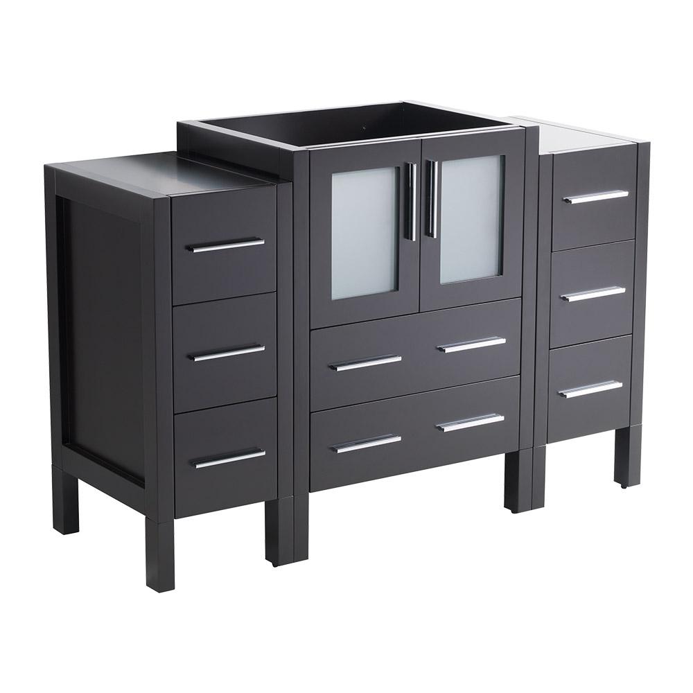 47 49 In Bathroom Vanities Bath The Home Depot Torino Modern Bathroom Vanity Cabinet In Espresso