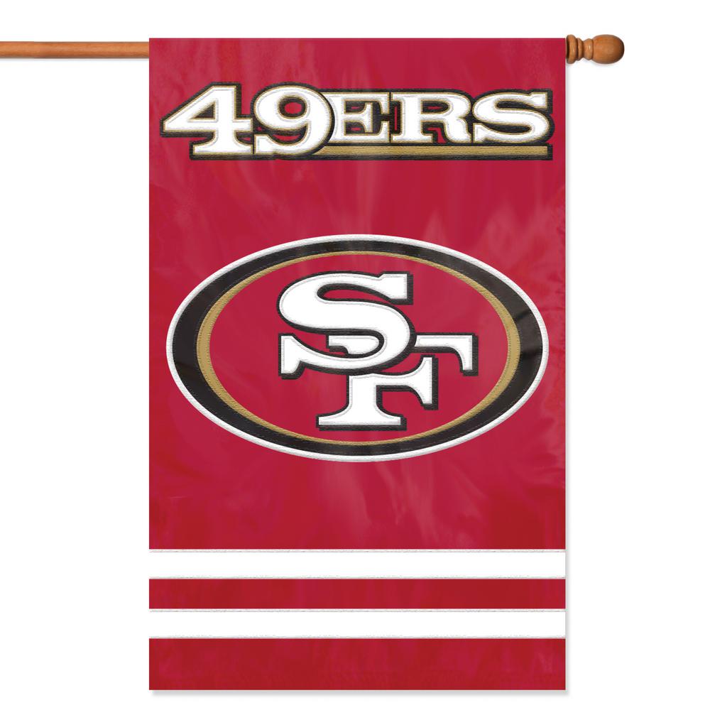 Party Animal San Francisco 49ers Applique Banner Flag Afsf The