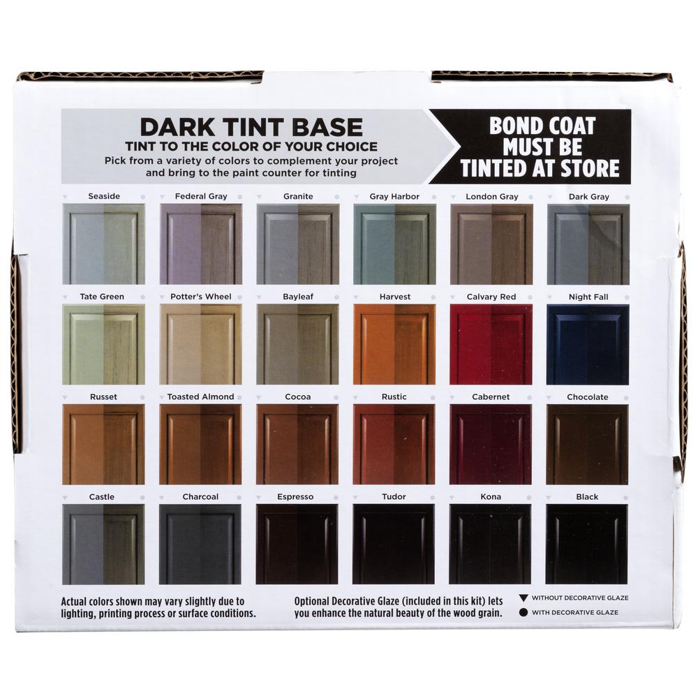 Rust Oleum Transformations Dark Color Cabinet Kit 9 Piece 258240 The Home Depot