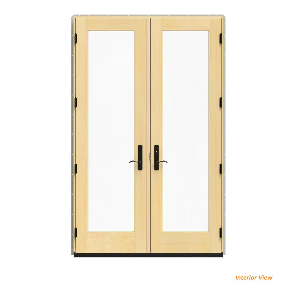Tan 60 X 96 Left Hand Inswing Exterior Doors Windows W 4500 Desert Sand Clad Wood Left