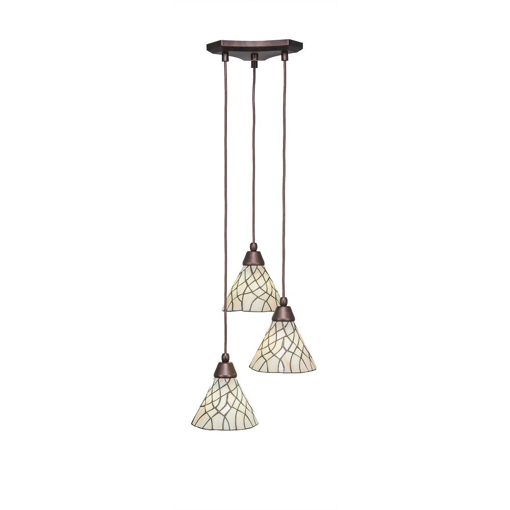 Global Direct Vitalia 3 Light Bronze Pendant 21904 The Home Depot 3 Light Bronze Pendant