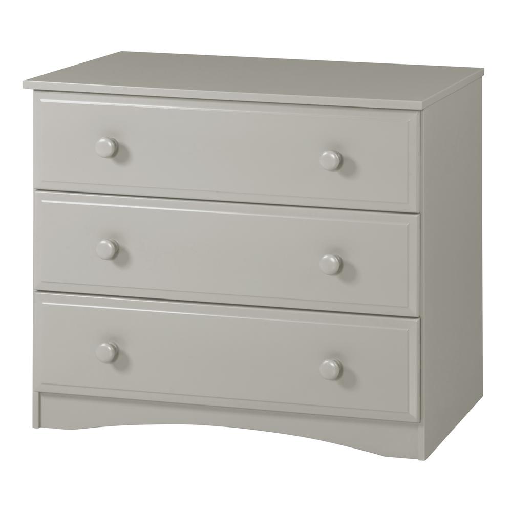 Solid Wood Nursery Dressers Armoires Baby Furniture The Home Essentials 3 Drawer Grey Dresser