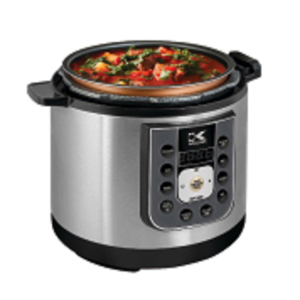 KALORIK Perfect Sear 6.25 Qt. Black Stainless Steel Electric Pressure