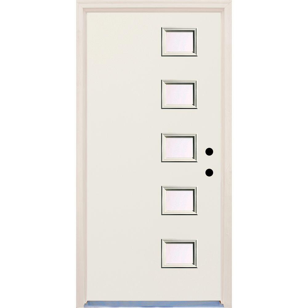 Builders Choice 36 In X 80 In Left Hand 5 Lite Clear Glass