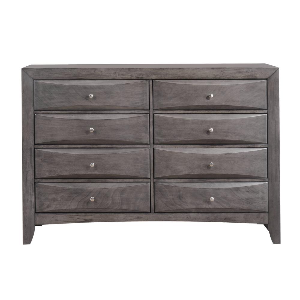 Dressers Chests Bedroom Furniture The Home Depot Madison 8 Drawer Mahogany Dresser