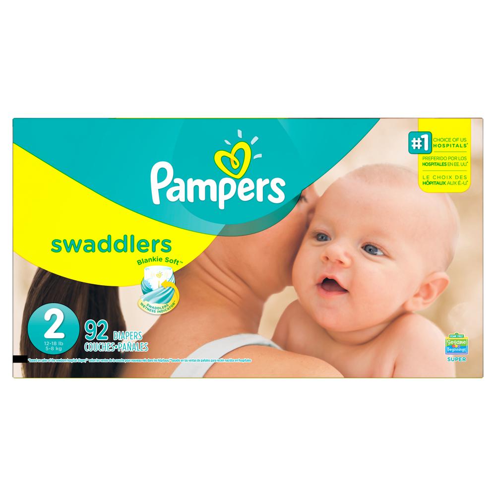 pampers size two weight