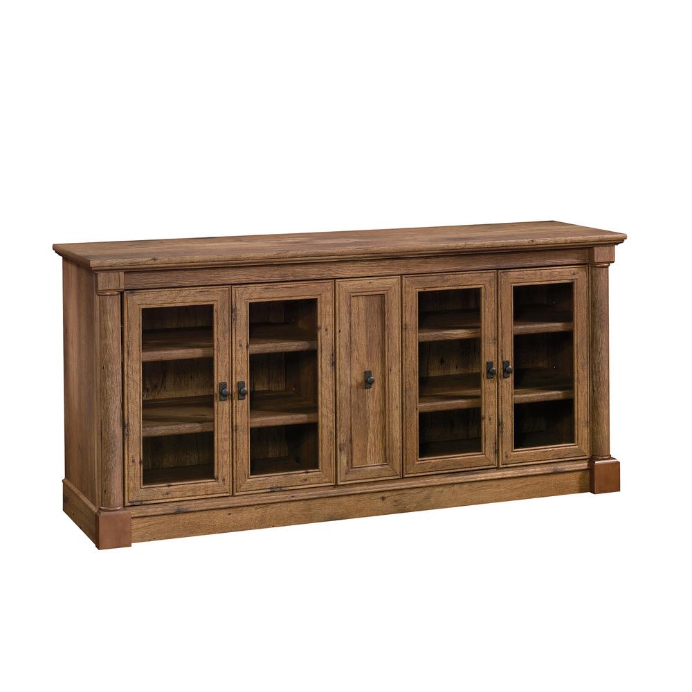 Sauder Palladia Collection Vintage Oak Entertainment Credenza 422000 Palladia Collection Vintage Oak Entertainment Credenza Sauder
