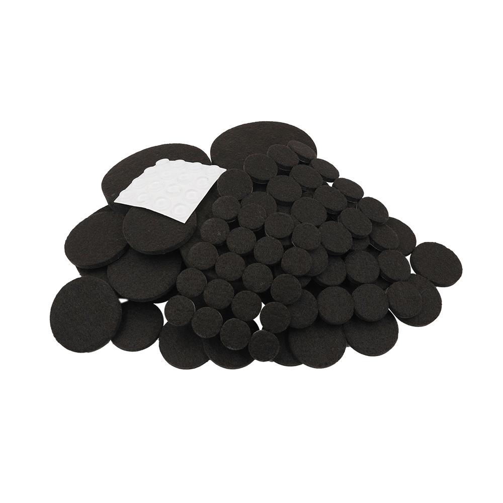Everbilt Brown Felt Bumper and Slider Pad Variety Pack (108Piece