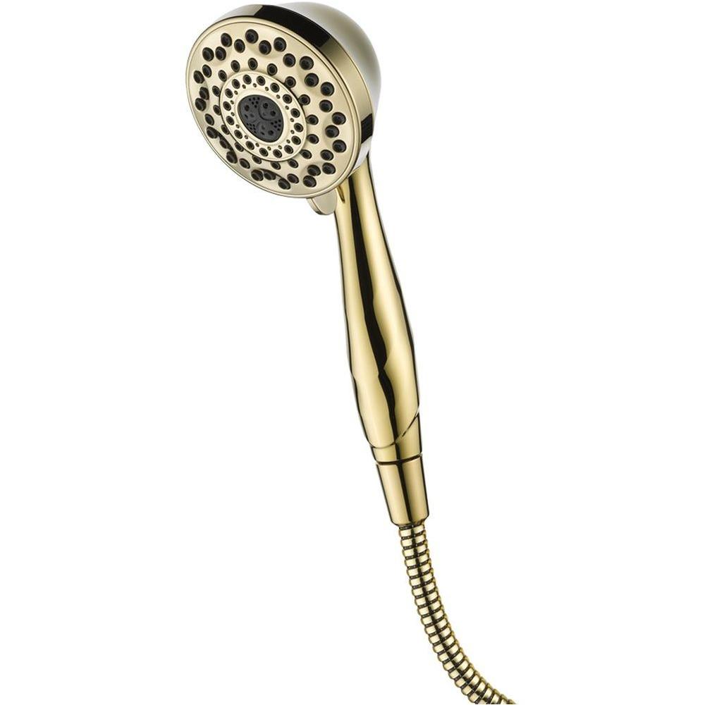 Delta 7Spray TouchClean Hand Shower in Polished Brass59425PBPK