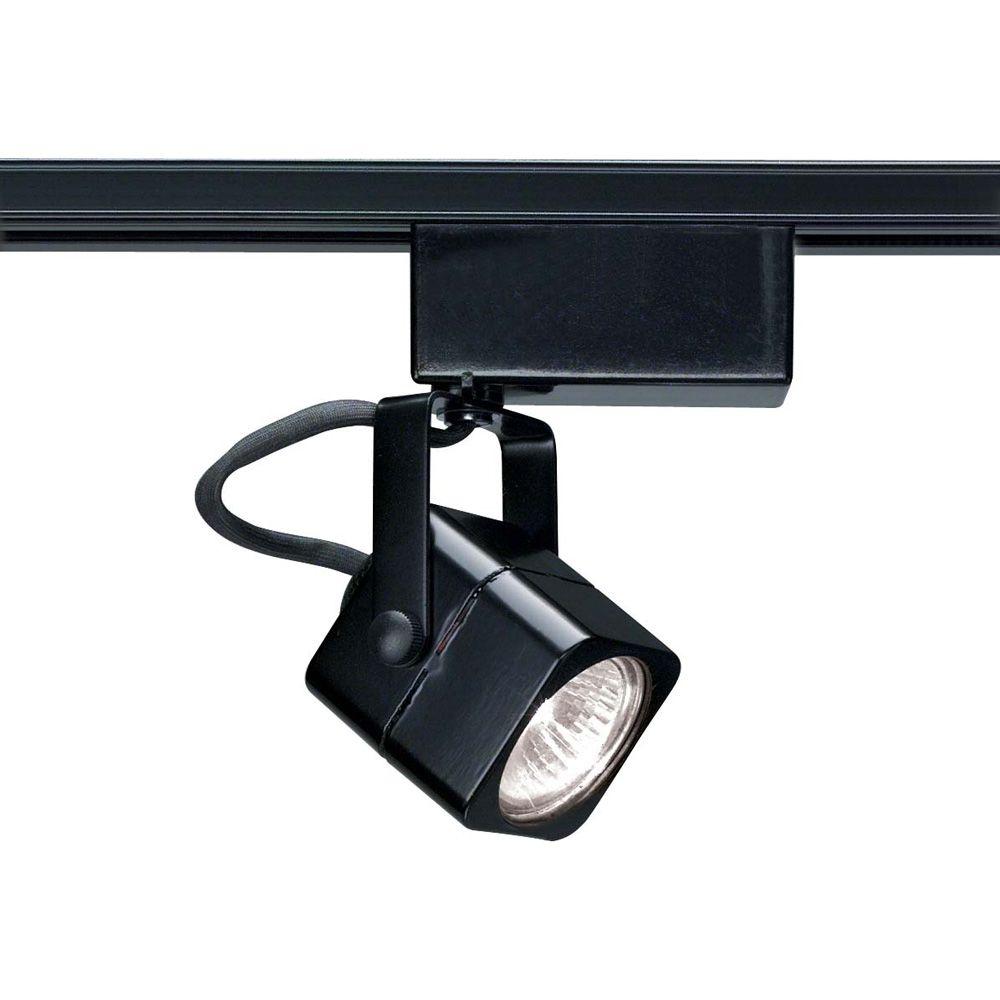 Glomar 1 Light Mr11 12 Volt Black Mini Square Track Lighting Head Glomar 1 Light Mr11 12 Volt Black Mini Square Track Lighting Head