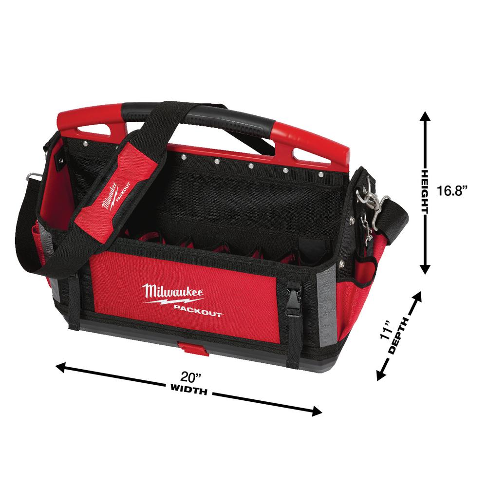 Screwdriver Set 8 Piece Storage Organizer 31 Pockets Packout Tote Bag 15 Inch