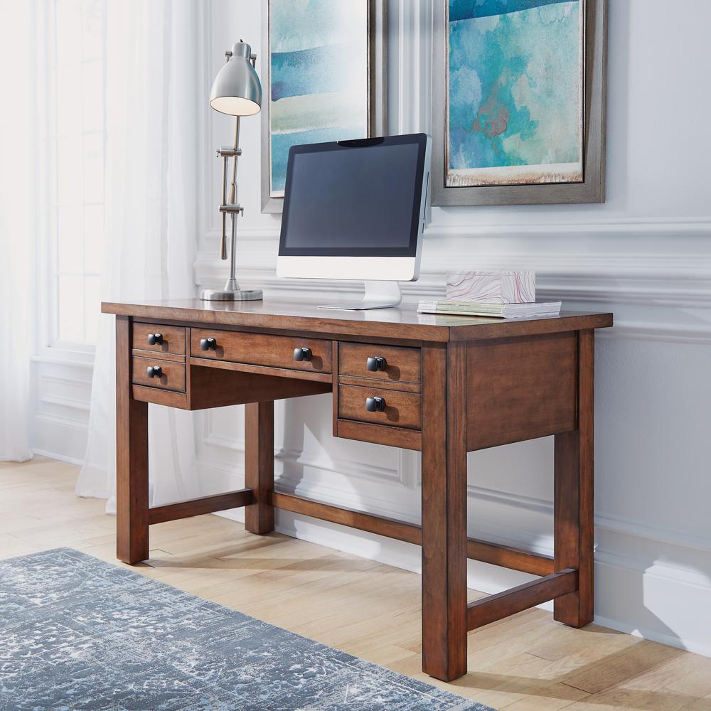 Homestyles Tahoe Aged Maple Executive Writing Desk 5412 15 The