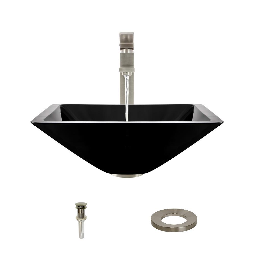 JSG Oceana Pebble Vessel Sink in Black Nickel005303022 The Home Depot
