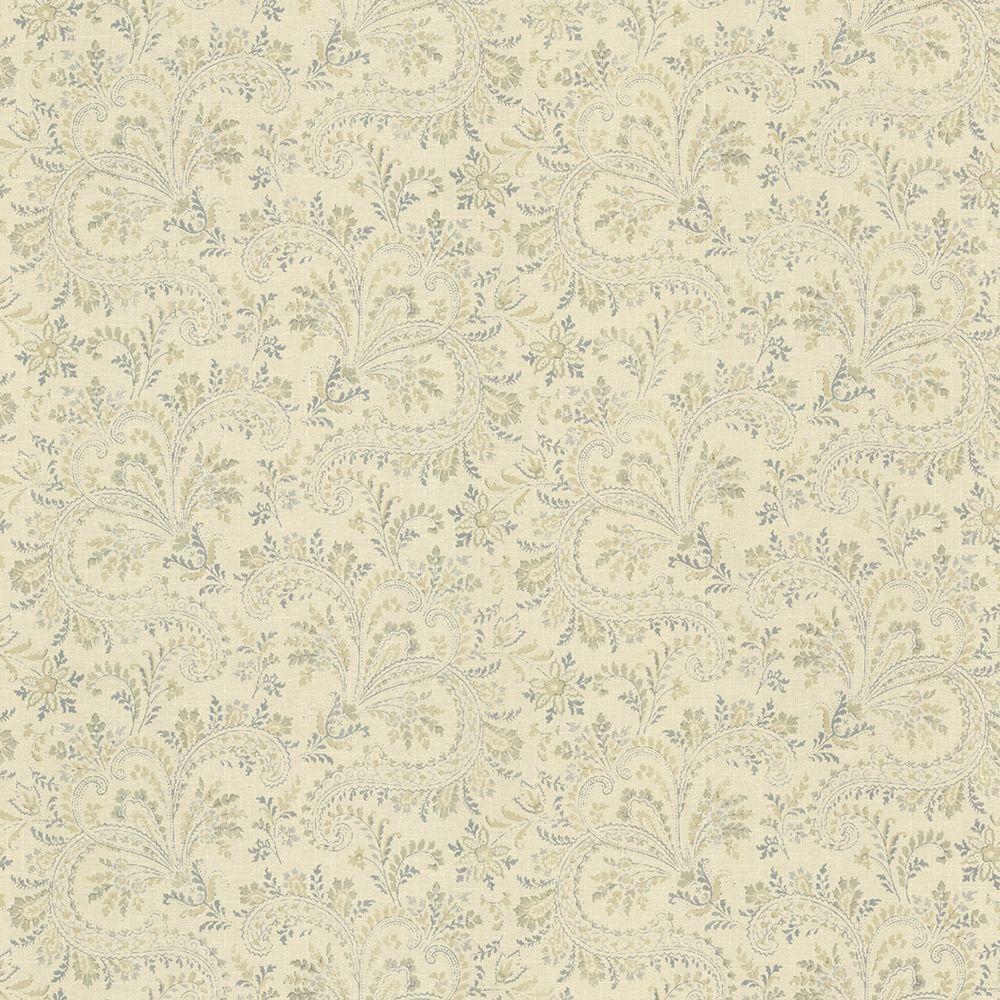 Chesapeake Wisteria Blue Grasscloth Wallpaper SampleDLR12301SAM The