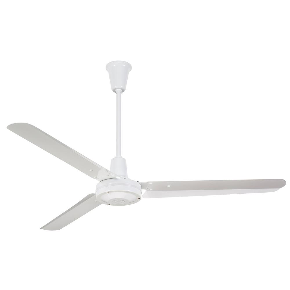 Emerson Industrial Fan 56 inch Appliance White Ceiling Fan by Emerson
