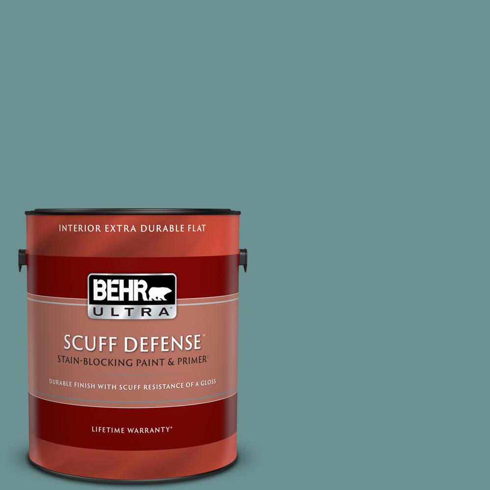 BEHR ULTRA 1 gal. 500F6 Hallowed Hush Extra Durable Flat Interior