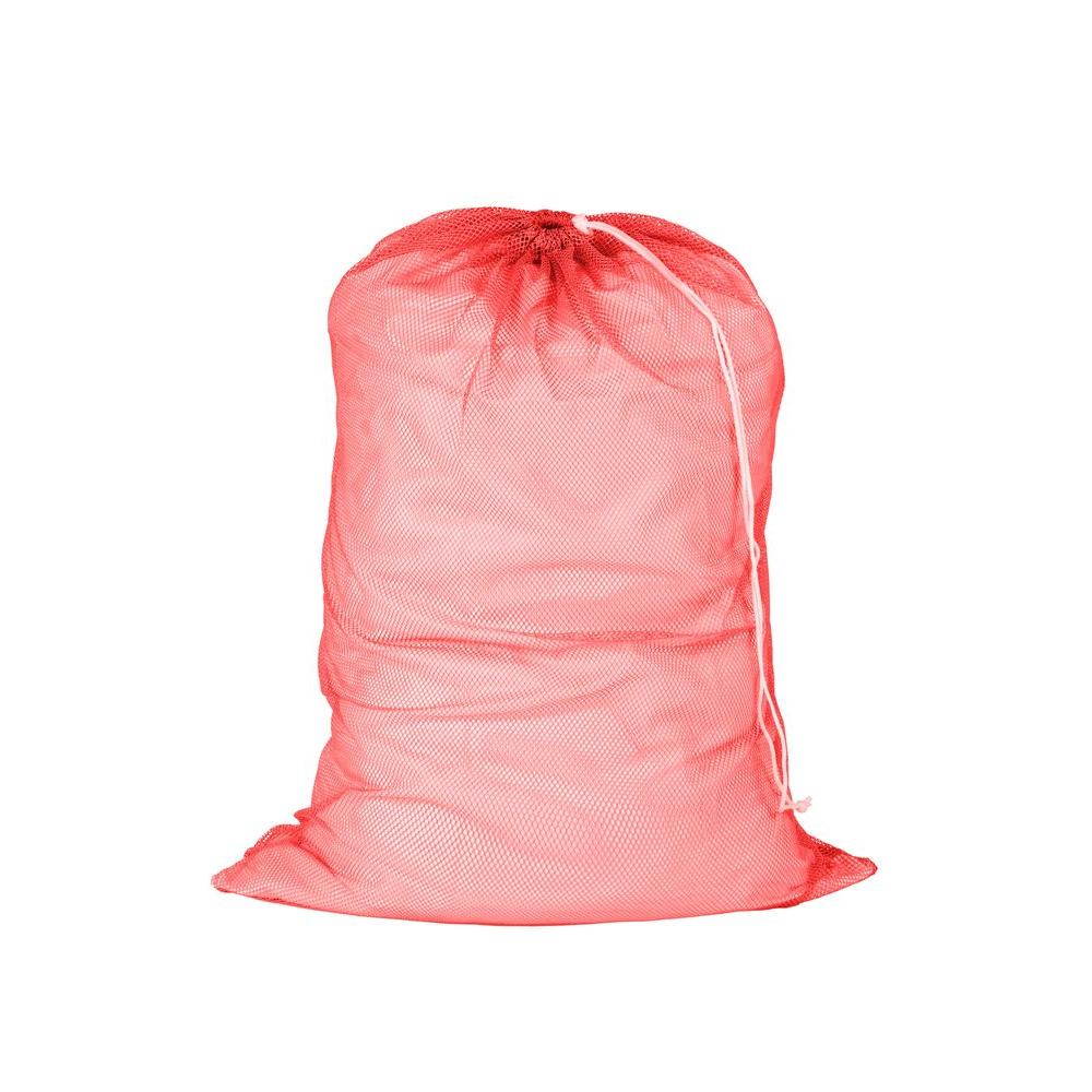 Honey Can Do 24 In X 36 Mesh Laundry Bag Red 2 Pack Mesh Laundry Bag In