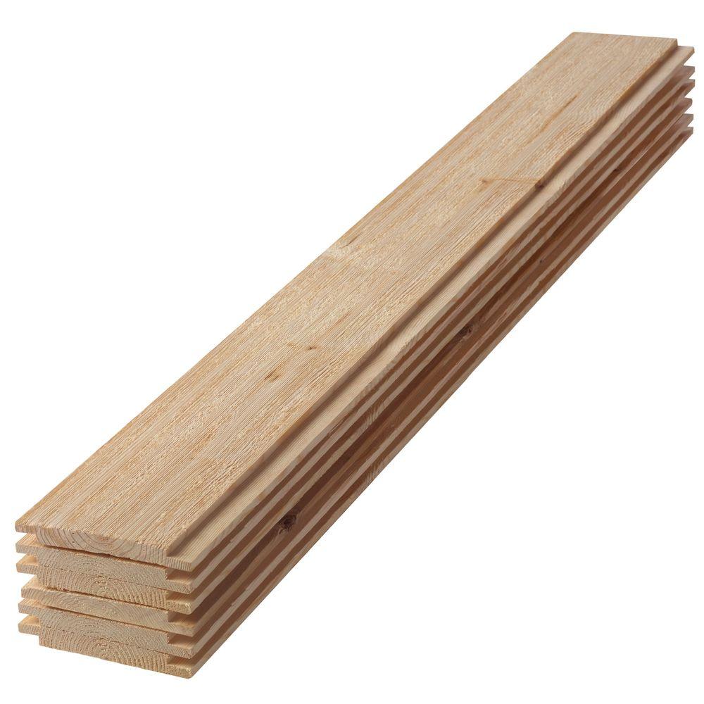 1 in. x 6 in. x 6 ft. Barn Wood Shiplap Pine Board (6Pack)251195 The Home Depot