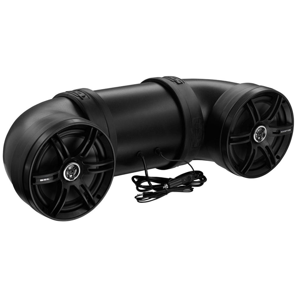 Dual 8 in. 700Watt ATV/Marine Amplified Tube Speaker Plus Bluetooth