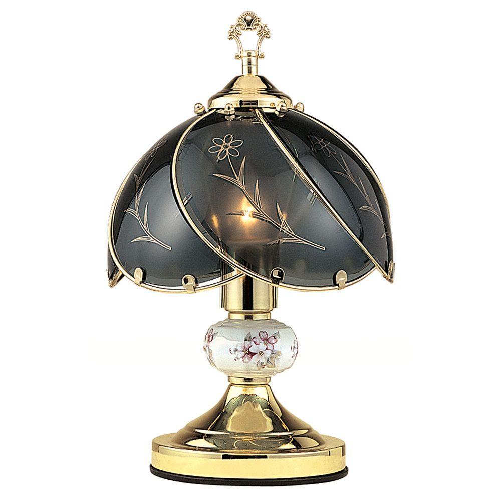 Touch Sensor Table Lamps The Home Depot Fl Brushed Gold Touch Lamp