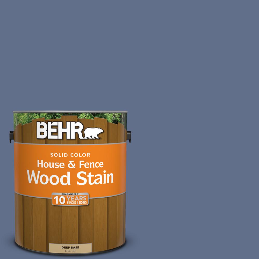Behr 1 Gal 600f 6 Atlantic Blue Solid Color House And Fence 600f 6 Atlantic Blue Solid Color House And Fence Exterior Wood Stain