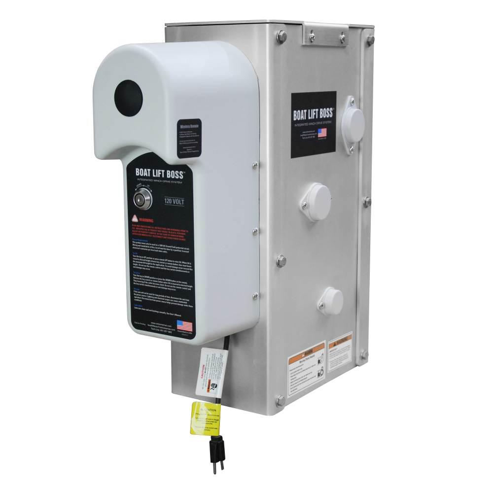 Extreme Max 120Volt, 7500 lbs. Key Turn Boat Lift Boss Integrated