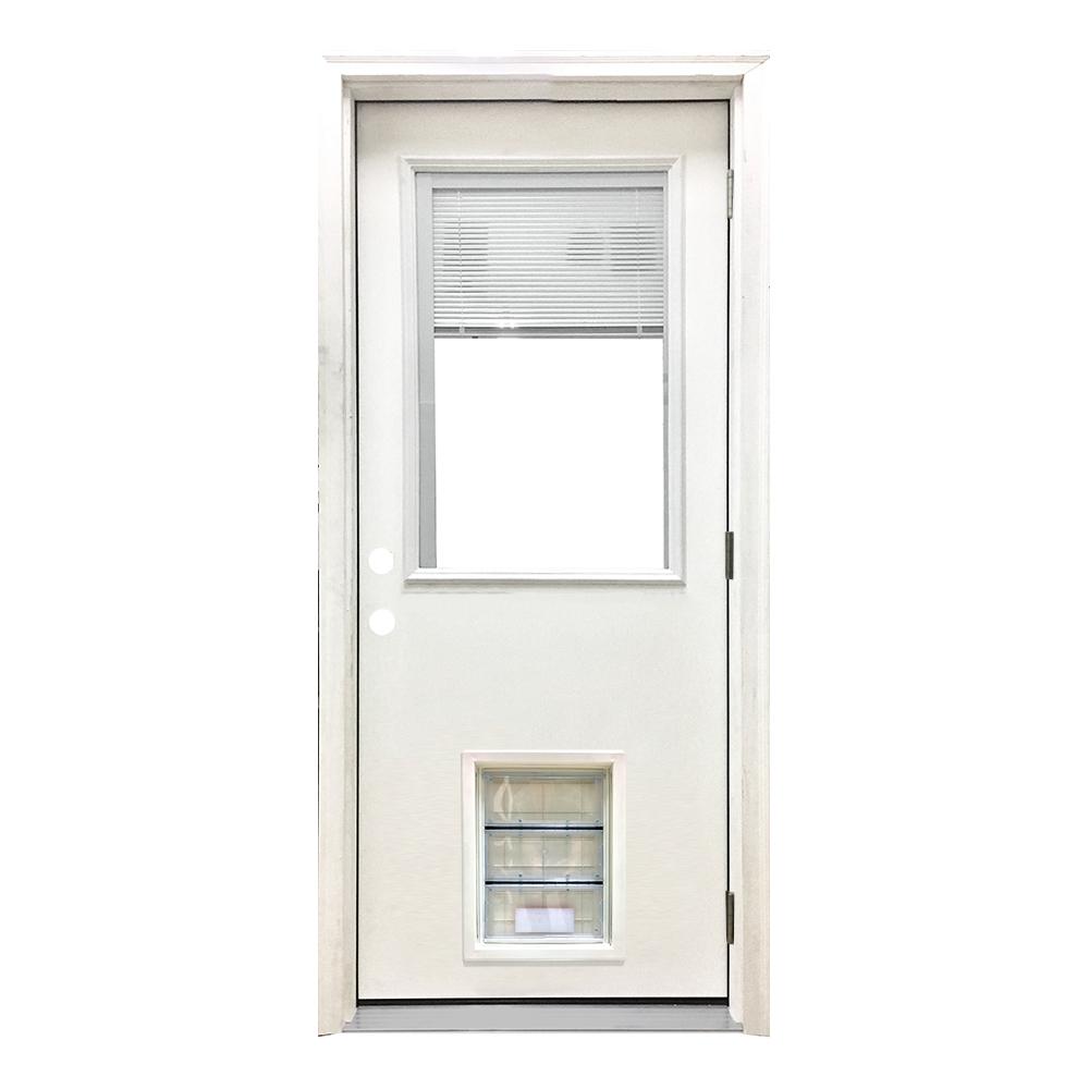 Steves Sons 36 In X 80 In Classic Mini Blind Lhos White Primed