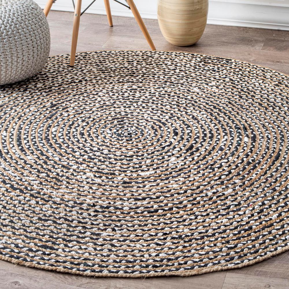 Round Black Area Rugs The Home Depot - Black And White Small Round Rugs Round Black Area Rugs The Home Depot - Black And White Small Round Rugs