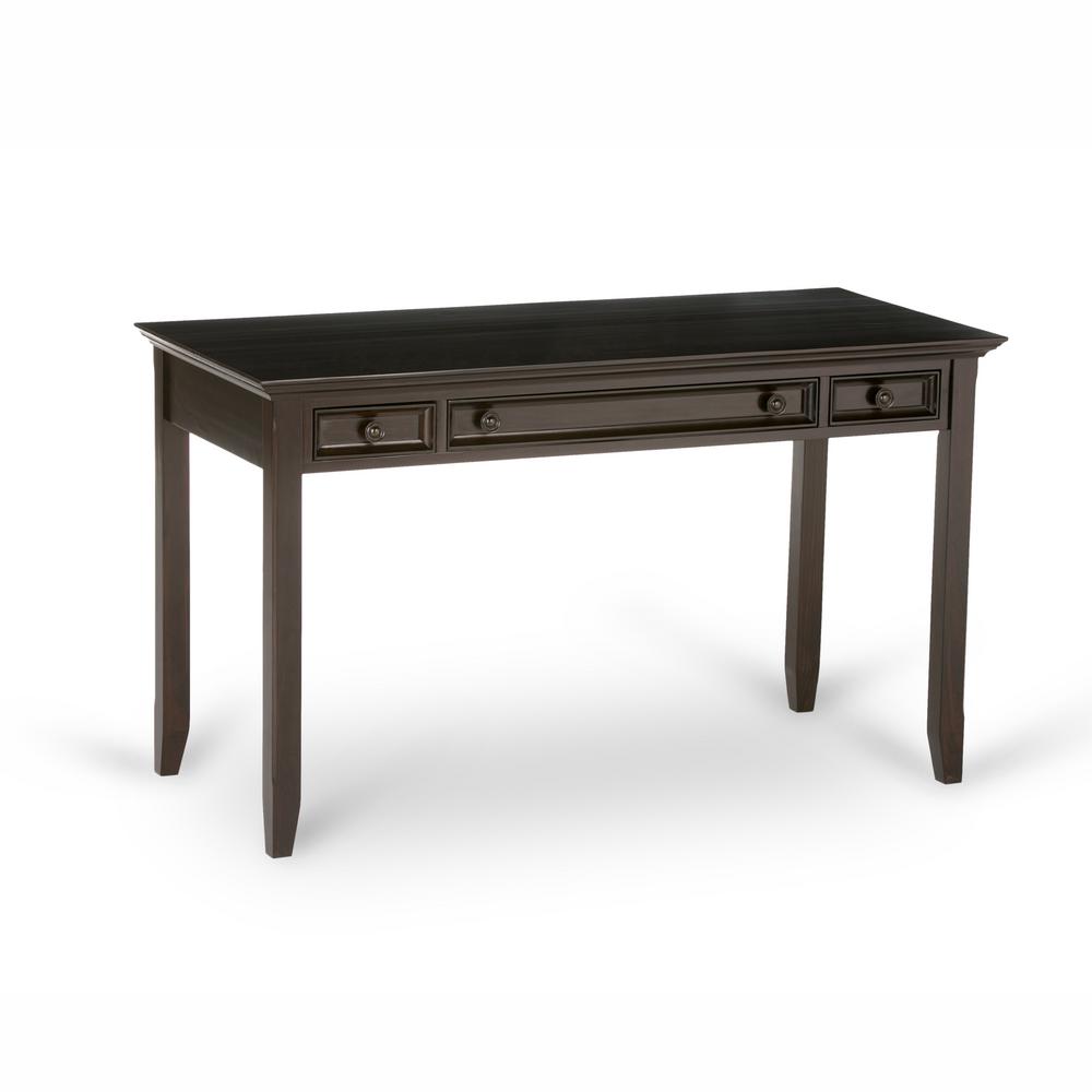 Simpli Home Amherst Dark Brown Desk With Storage Axcamh 008 The Simpli Home Amherst Dark Brown Desk With Storage